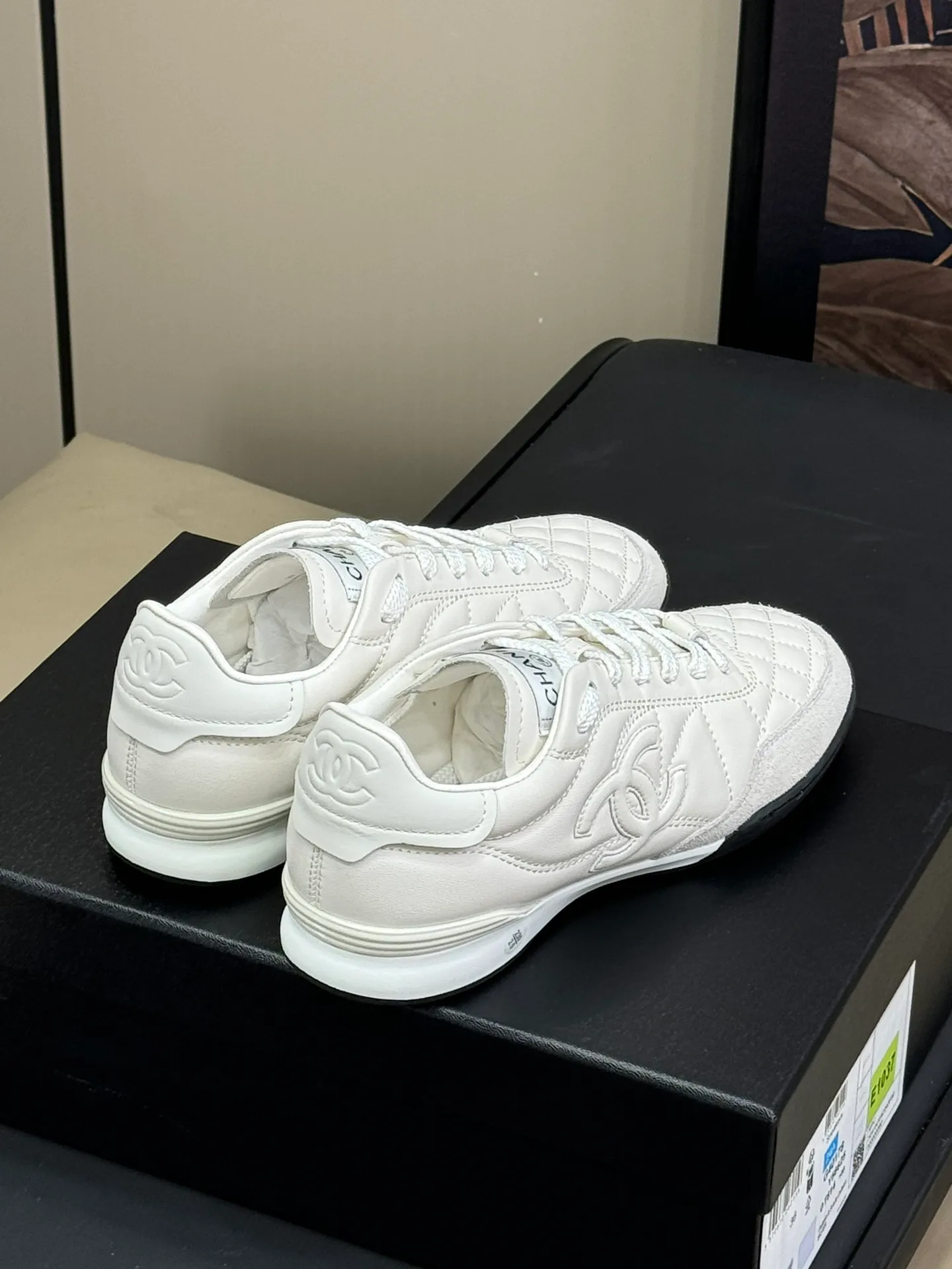 👟👟Ex-factory price 520👟👟 Women's shoes, women's clothing, women's shoes, women's clothing, chanel 24b sneakers, new products, 24 autumn and winter sneakers, the third generation of sneakers, lambskin material, classic rhombus elements, extremely easy to wear, full of fashionability💯high-quality goods, size 35-41